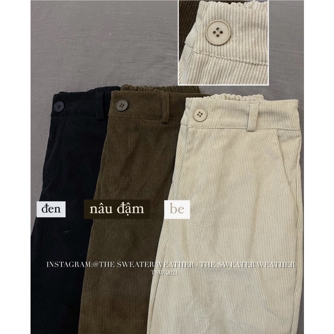 [HOT]QUẦN NHUNG TĂM ỐNG LOE THỜI THƯỢNG HACK DÁNG