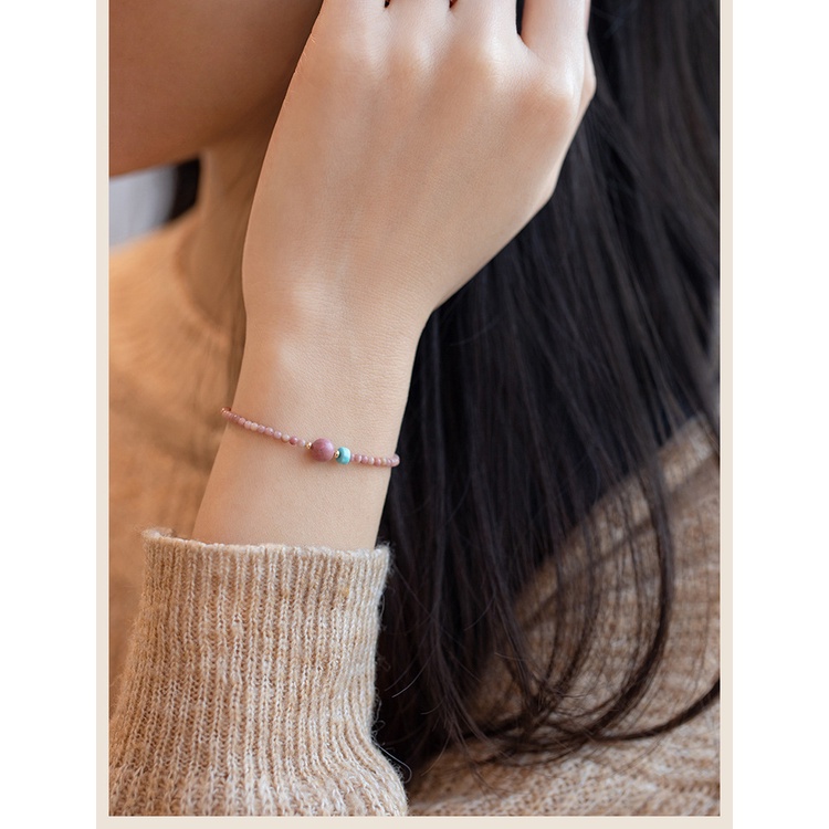 [Hàng Mới Về] Vòng Tay Chuỗi Hạt Hình Thoi Thanh Lịch Cho Nữ