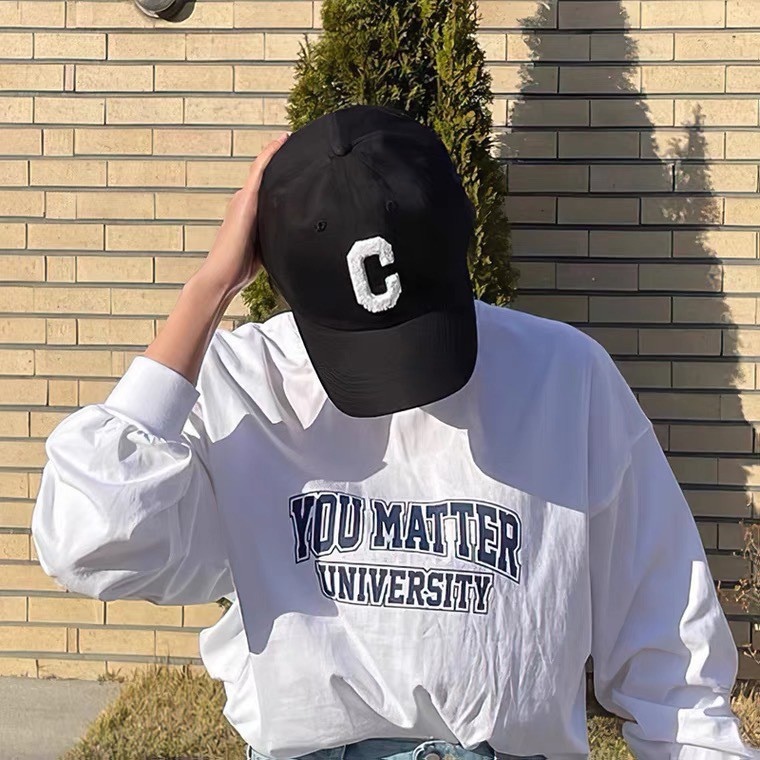 Mũ Lưỡi Trai Thêu Chữ C 21 Thời Trang Xuân Hè Phong Cách Hàn Quốc Mới