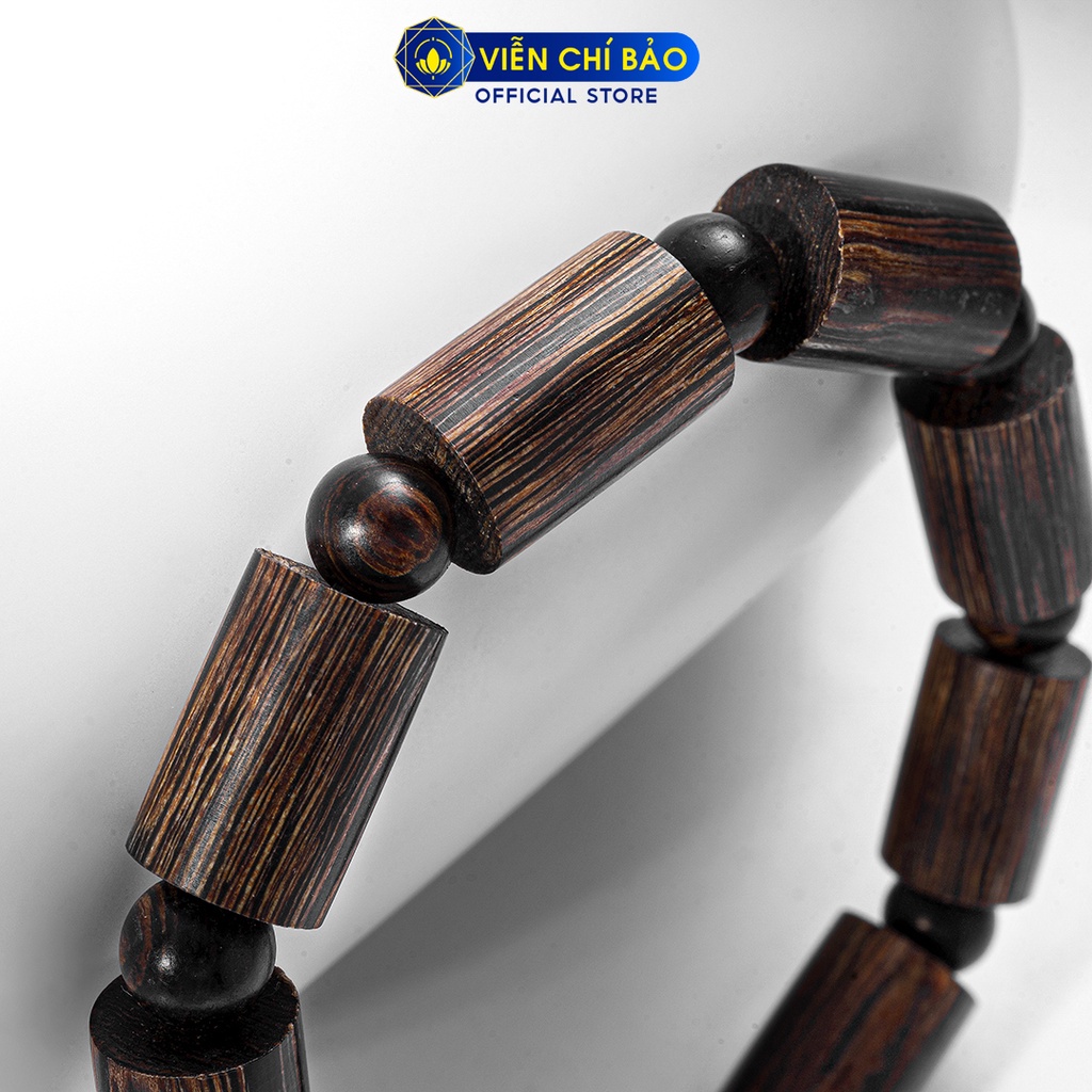 Vòng tay trầm hương sánh chìm đốt trúc trang sức phụ kiện thời trang Viễn Chí Bảo V000770H