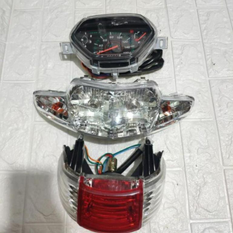 Combo đồng hồ, pha đèn, củ đèn hậu wave alpha, wave zx, thái 110 siêu chất