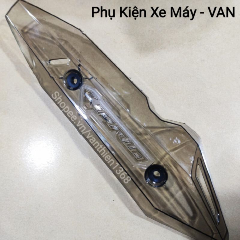 Ốp Pô Che Pô VARIO 2018-2021 Trông Suốt Màu Khói