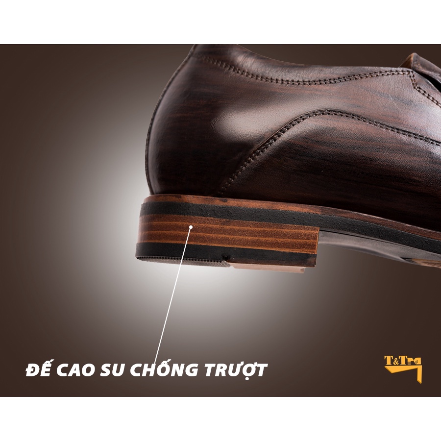 [ 6CM ] Giày Tăng Chiều Cao Nam T&amp;TRA A201NT