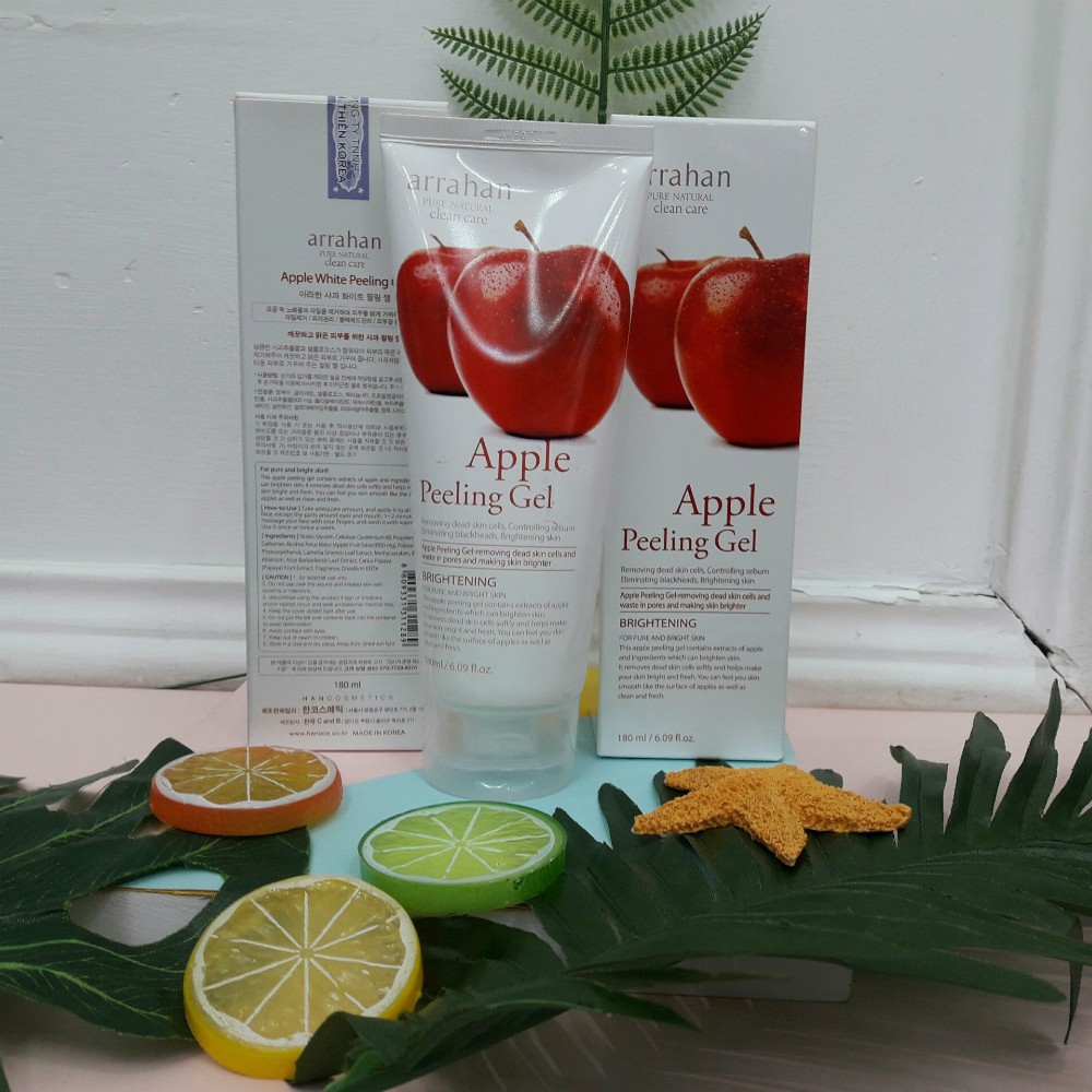 Kem Tẩy Tế bào da chết MỸ PHẨM chăm sóc da Hàn Quốc Chính Hãng vị hoa quả táo Arahan Apple White Peeling Gel