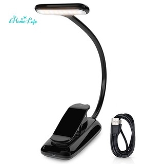 Đèn LED 9 bóng 3 chế độ có thể sạc pin và có kẹp tiện dụng dùng để bảo vệ mắt khi đọc sách kèm phụ kiện