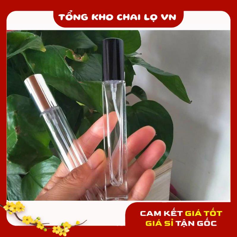 Lọ Chiết Nước Hoa ❤ SIÊU RẺ ❤ Chai lọ chiết nước hoa 10ml cao dày đựng dầu thơm , phụ kiện du lịch