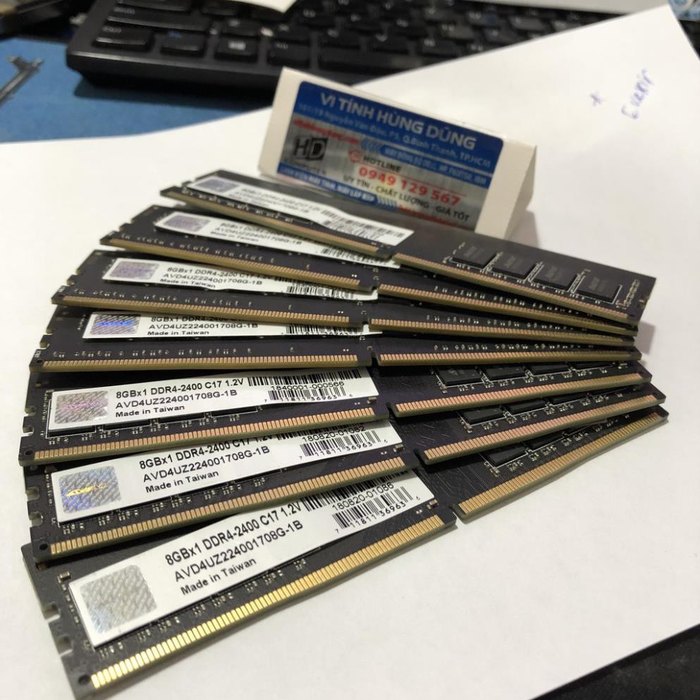 [Mã ELMS4 giảm 7% đơn 500K] Ram DDR4 8G, team vulcan, adata xpg, geil, apacer, gskill,bus 2400, 2133, 2666, 3000 ram 4