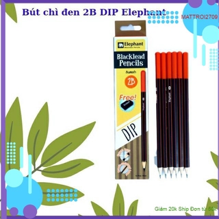 Bút chì 2b thái lan dip elephant