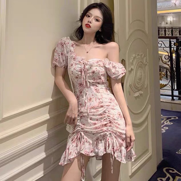 [ Mã FAMAYWA2 giảm 10K đơn 50K] Đầm trễ vai dự tiệc body sexy dáng ngắn phong cách ulzzang Hàn Quốc - Roxie | BigBuy360 - bigbuy360.vn