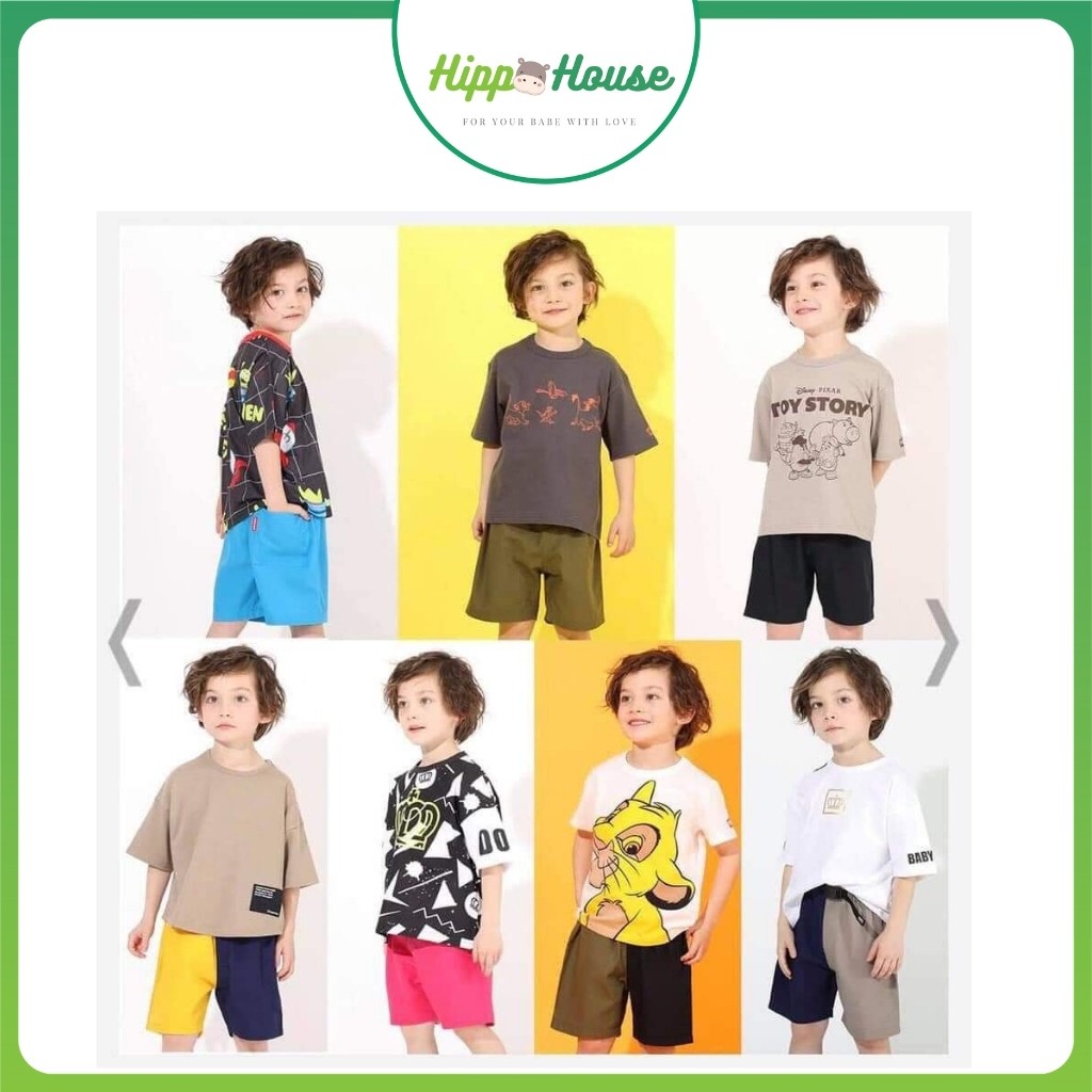 Quần Short Bé Trai Bé Gái Dòng Dry Wear Nhanh Khô Siêu Nhẹ Xuất Nhật Size 90-150 Hippo House