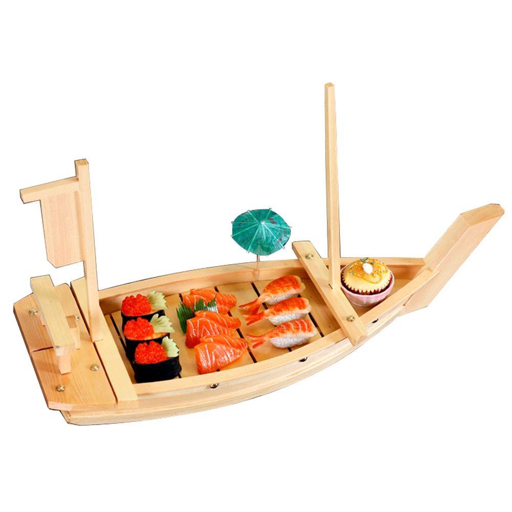 Khay Làm Sushi / Snack / Hải Sản Thủ Công Hình Thuyền Buồm Nhật Bản Thiết Thực Cho Nhà Hàng / Nhà Hàng