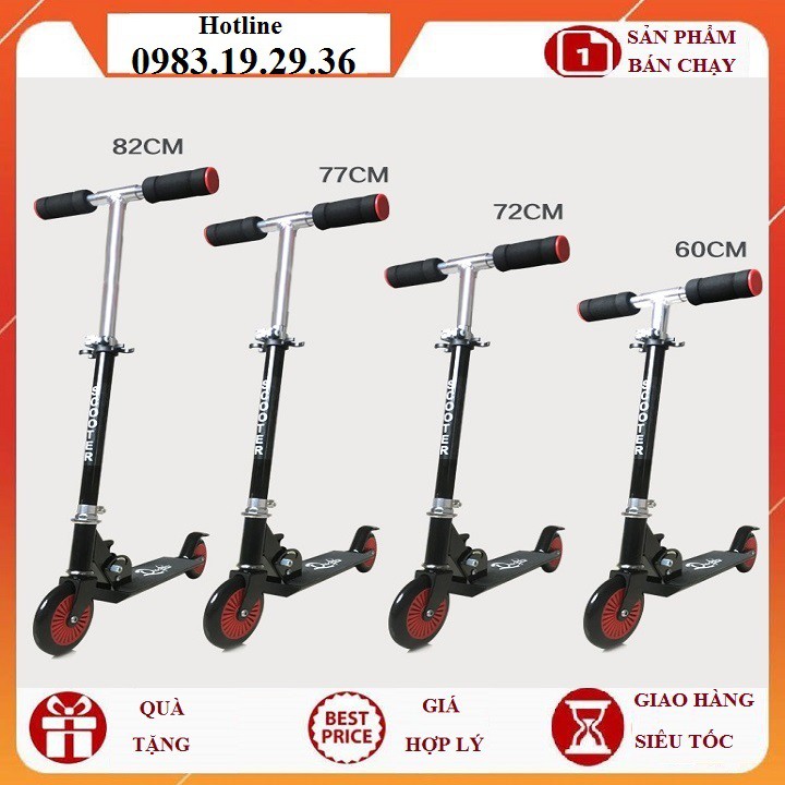 XE TRƯƠT 2 BÁNH CAO CẤP CHO BE 3-8 TUỔI, TẢI TRỌNG 50KG