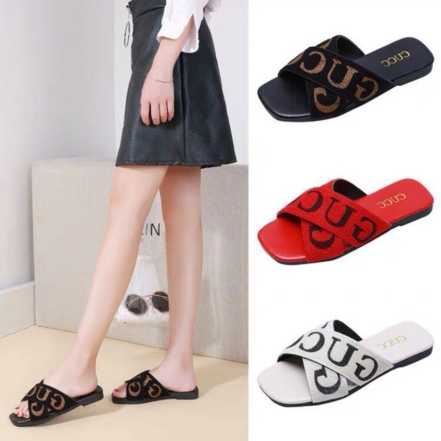 Dép lê quai chéo bản to big size 40 41 42 43 44