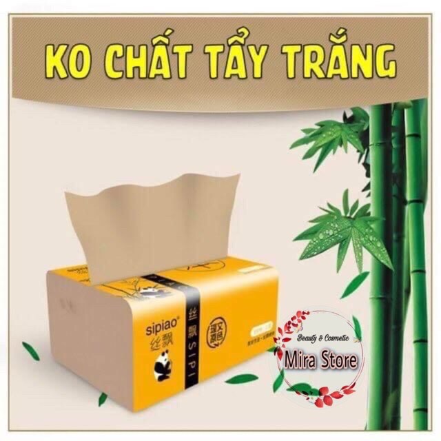 KHĂN GIẤY GẤU TRÚC SIPAO Siêu Dai Hàng chuẩn