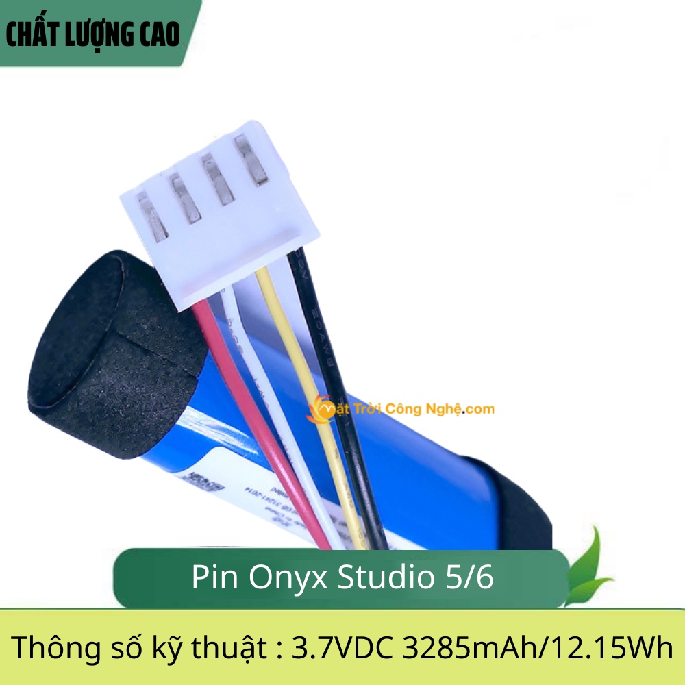 Pin thay loa Harman Kardon Onyx Studio 5 6 - 3285mAh/12.15Wh/3.7V - Mặt Trời Công Nghệ