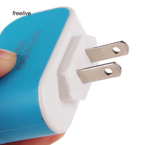 Cốc sạc chia 3 cổng USB có đèn LED