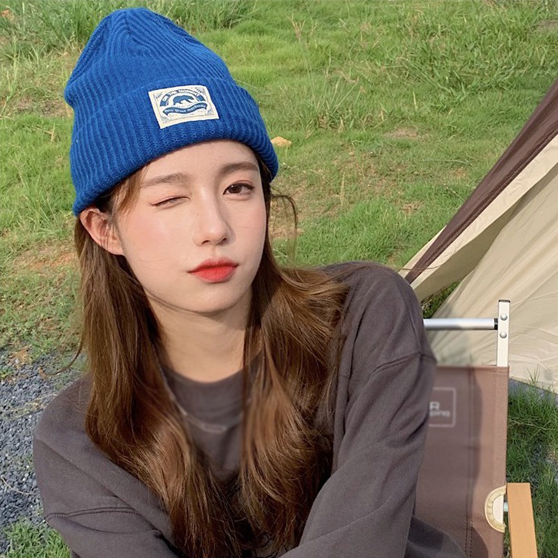 Mũ beanie dệt kim thời trang mùa đông cho nam nữ