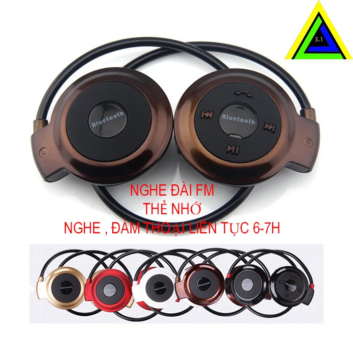Tai Nghe Thể Thao Bluetooth Pin Trâu Mini 503TF Có FM và Thẻ Nhớ