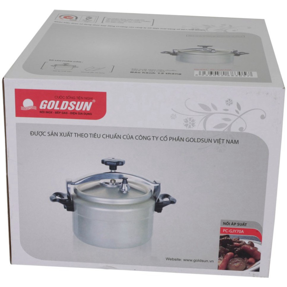 Nồi áp suất Gas Goldsun 5 lít PC-GJY50A Bảo hành 12 tháng