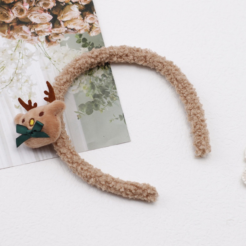 Flgo Băng Đô Cài Tóc Rửa Mặt / Trang Điểm Bằng Vải Bông Mềm Mại Có Chuông Dễ