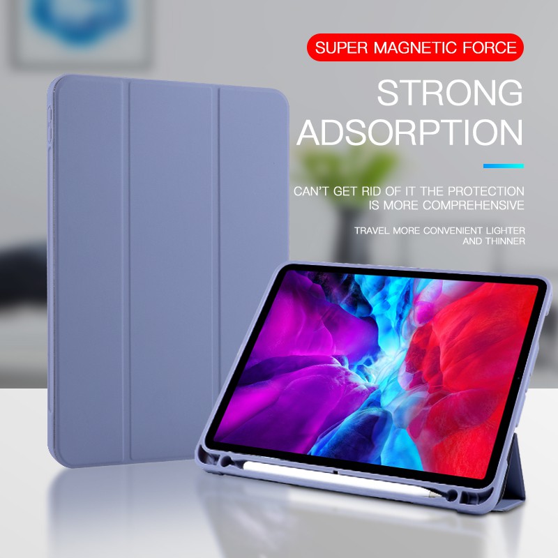 Bao da cho iPad Air 4 10.9 2020 Pencil Holder Smart Case (Có khe cắm bút Apple Pencil).