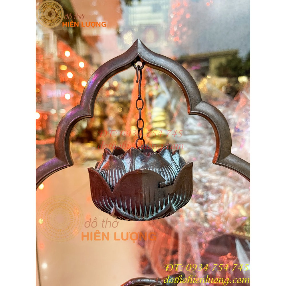 Lư Xông Trầm Treo Hươu Bằng Đồng