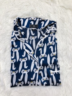 Bộ đồ ngủ Pijama lụa free size