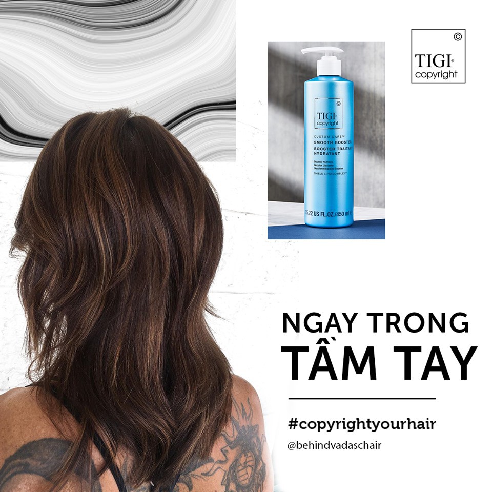 {Siêu rẻ} {Chính hãng} Tăng cường mượt mà cho tóc Tigi Copyright SMOOTH BOOSTER 450ml