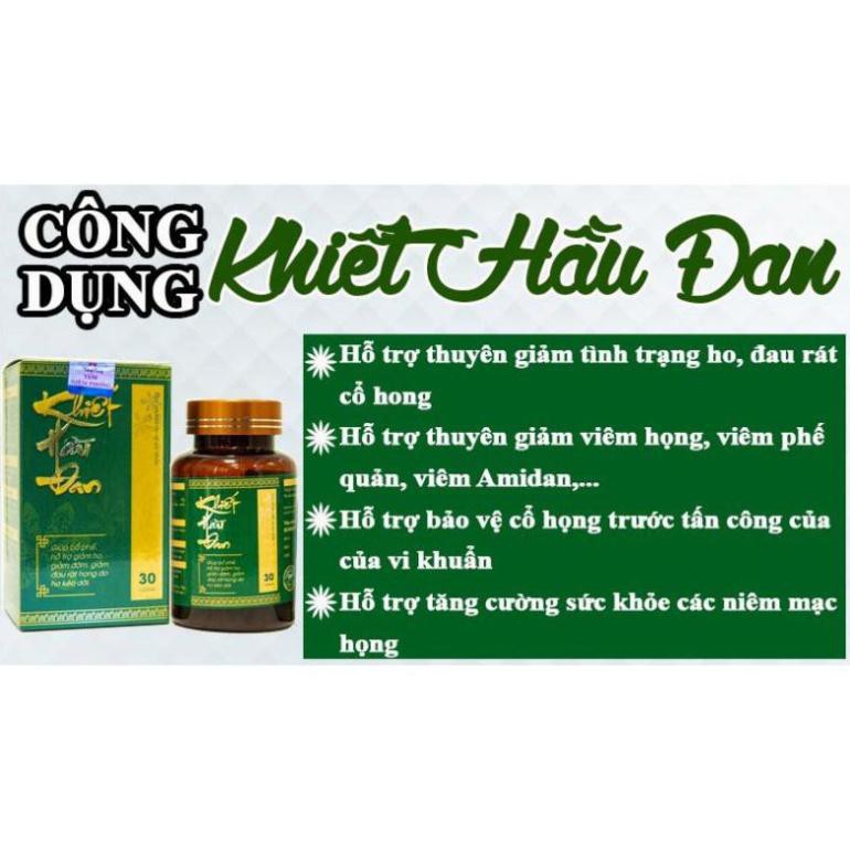 Khiết Hầu Đan Chính Hãng Bao Check Mã Vạch
