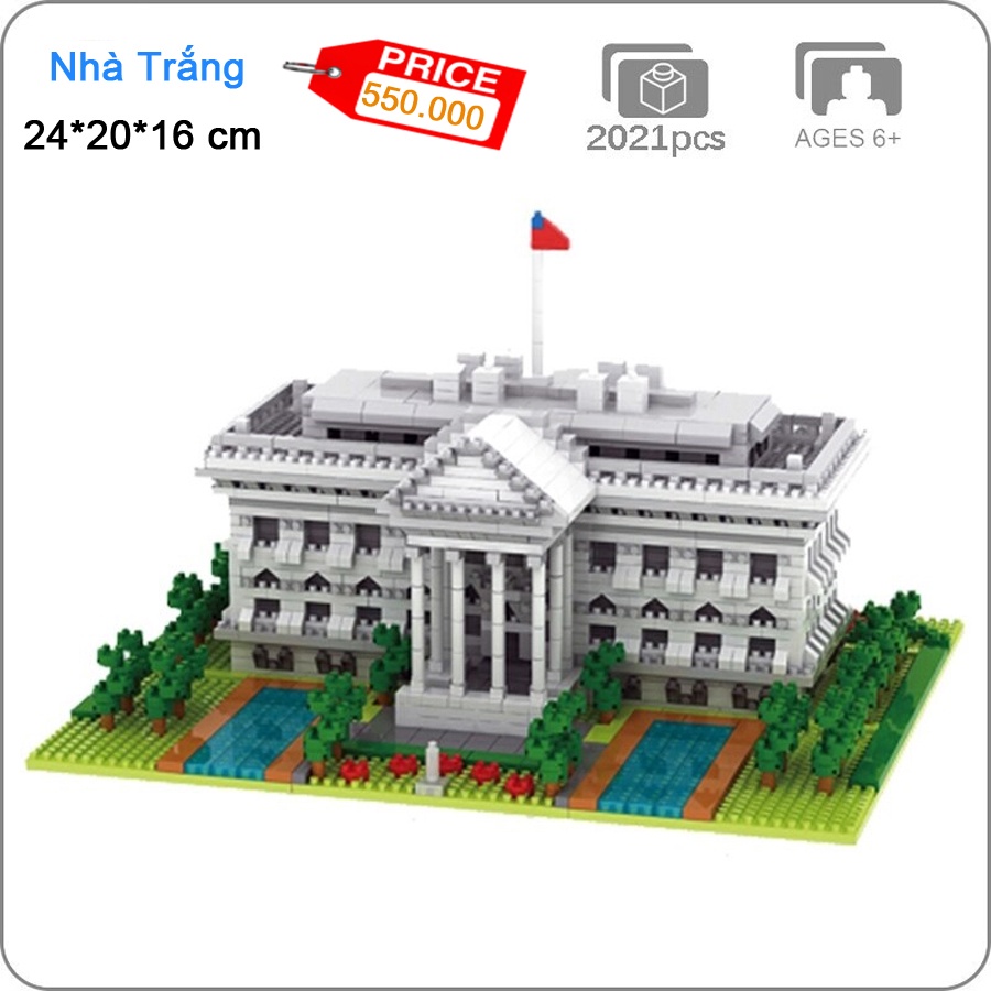 Nhà Trắng - The White House ( Lego Architecture )