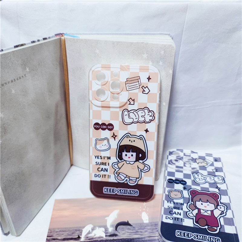 Ốp Điện Thoại Dẻo Họa Tiết Hoạt Hình Dễ Thương Cho iPhone 14 Pro Max 12 11 Pro Max 6 7 8 Plus X XS Max XR