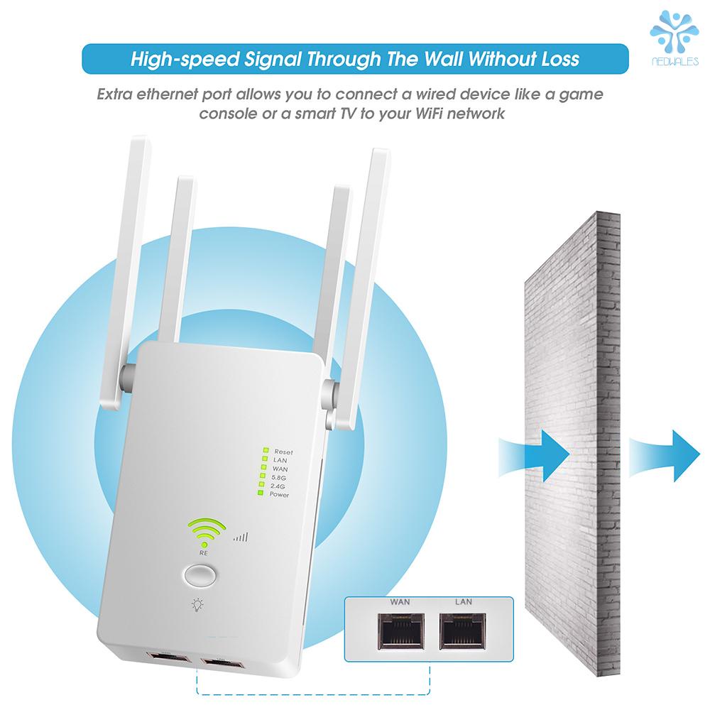 Bộ Khuếch Đại Tín Hiệu Wifi Ac1200Mbps 802.11n 2.4ghz / 5.8ghz | BigBuy360 - bigbuy360.vn