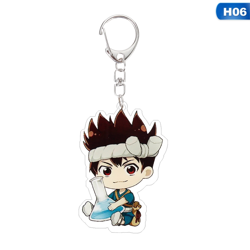 Móc khóa trang trí hình nhân vật Anime dr.stone ishigami senku Jesunshop