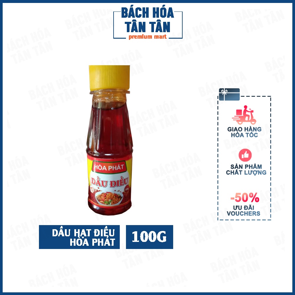 Dầu hạt điều Hòa Phát, chai 100g