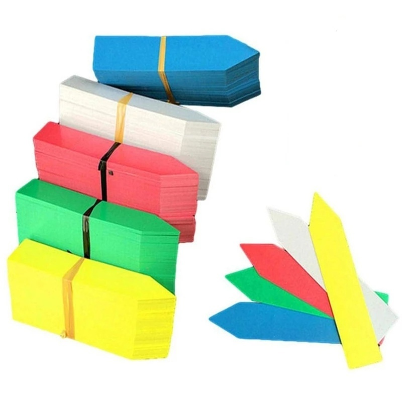 Set 100 Nhãn Nhựa Chống Nước Dùng Đánh Dấu Chậu Cây
