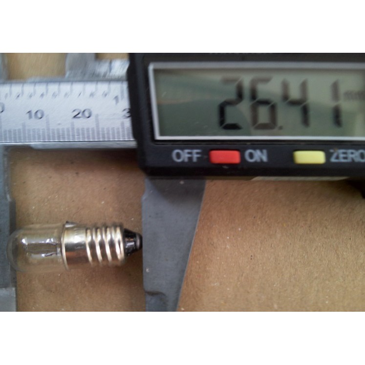 Bóng đèn sợi đốt đuôi xoáy E10 6.3V/12V/24V/36V