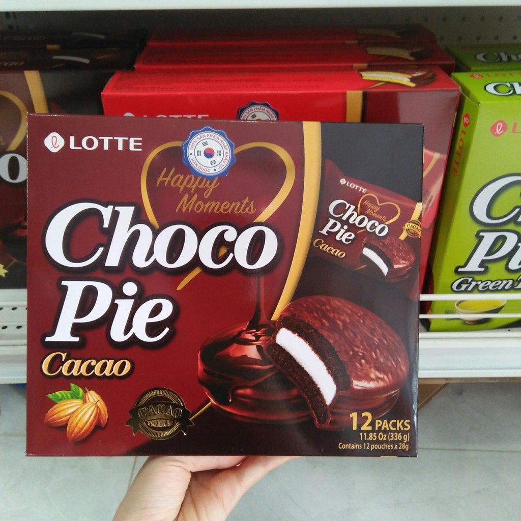 Bánh Lotte Chocopie Ngoại Nhập hộp 336 gr (12 bánh)