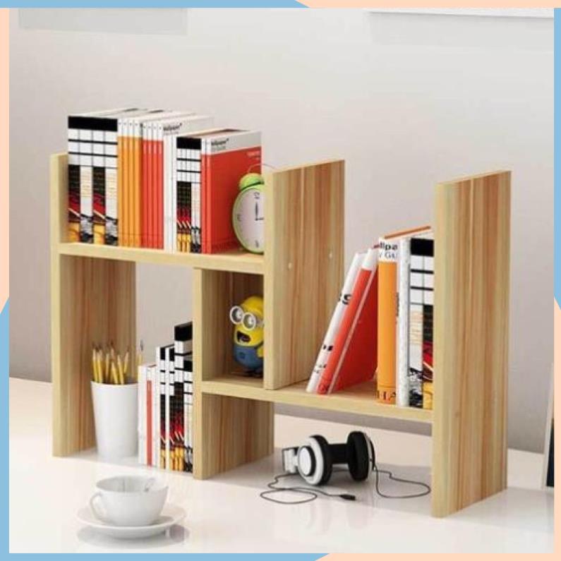 Kệ sách để bàn lắp ghép, Kệ đa năng bằng gỗ MDF