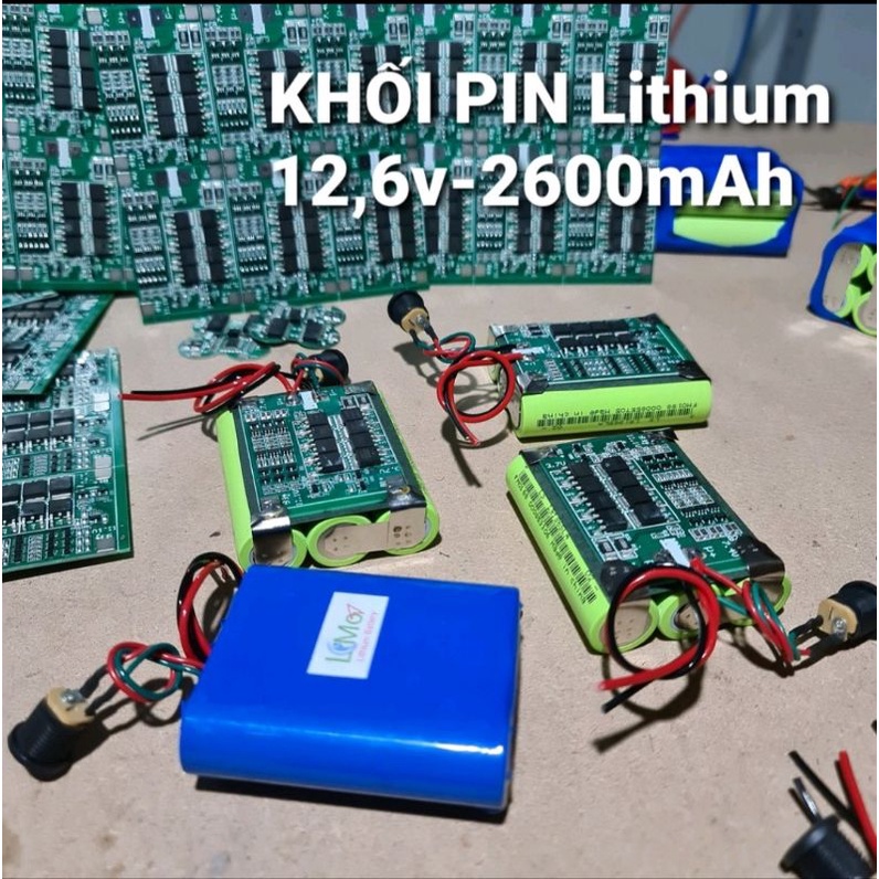 Khối pin 3S 1P .12,6V - 2600mAh