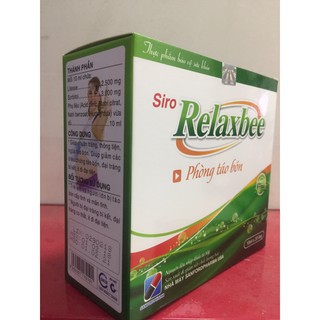 Relaxbee - Ngăn ngừa táo bón an toàn từ chất xơ hào tan tự nhiên - Hộp 20 ống x 10ml