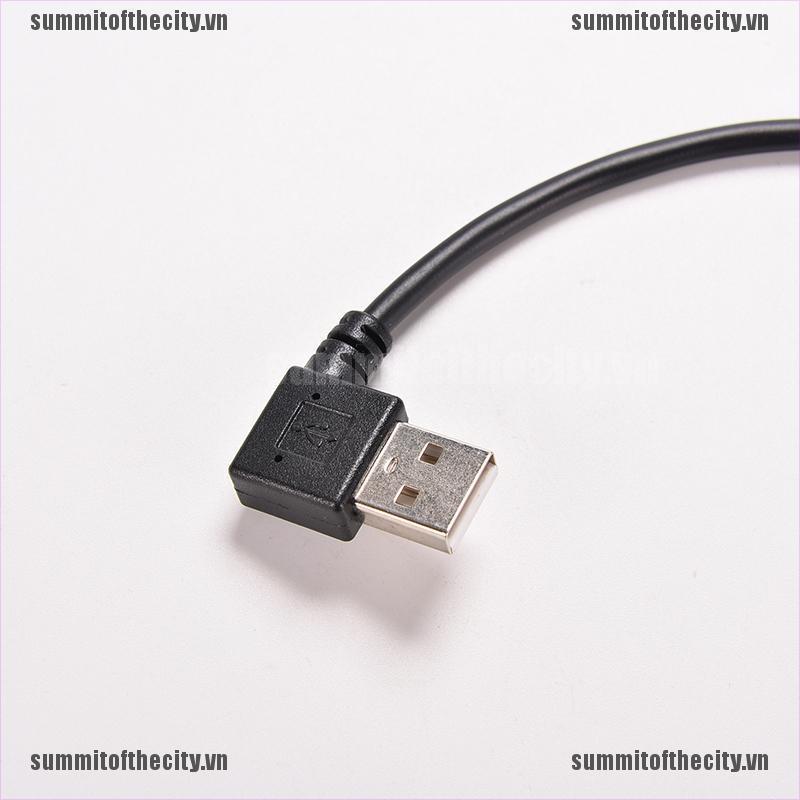 Dây Cáp Sạc Chuyển Đổi Đầu USB 2.0 A Right Male Sang Mini B 5P Right Angle Male