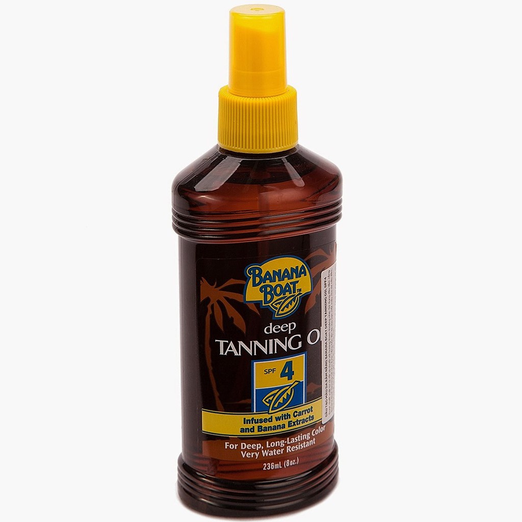 Dầu tắm nắng bảo vệ da Banana Boat Protective Tanning Oil SPF4-8-15 236ml (Mỹ)