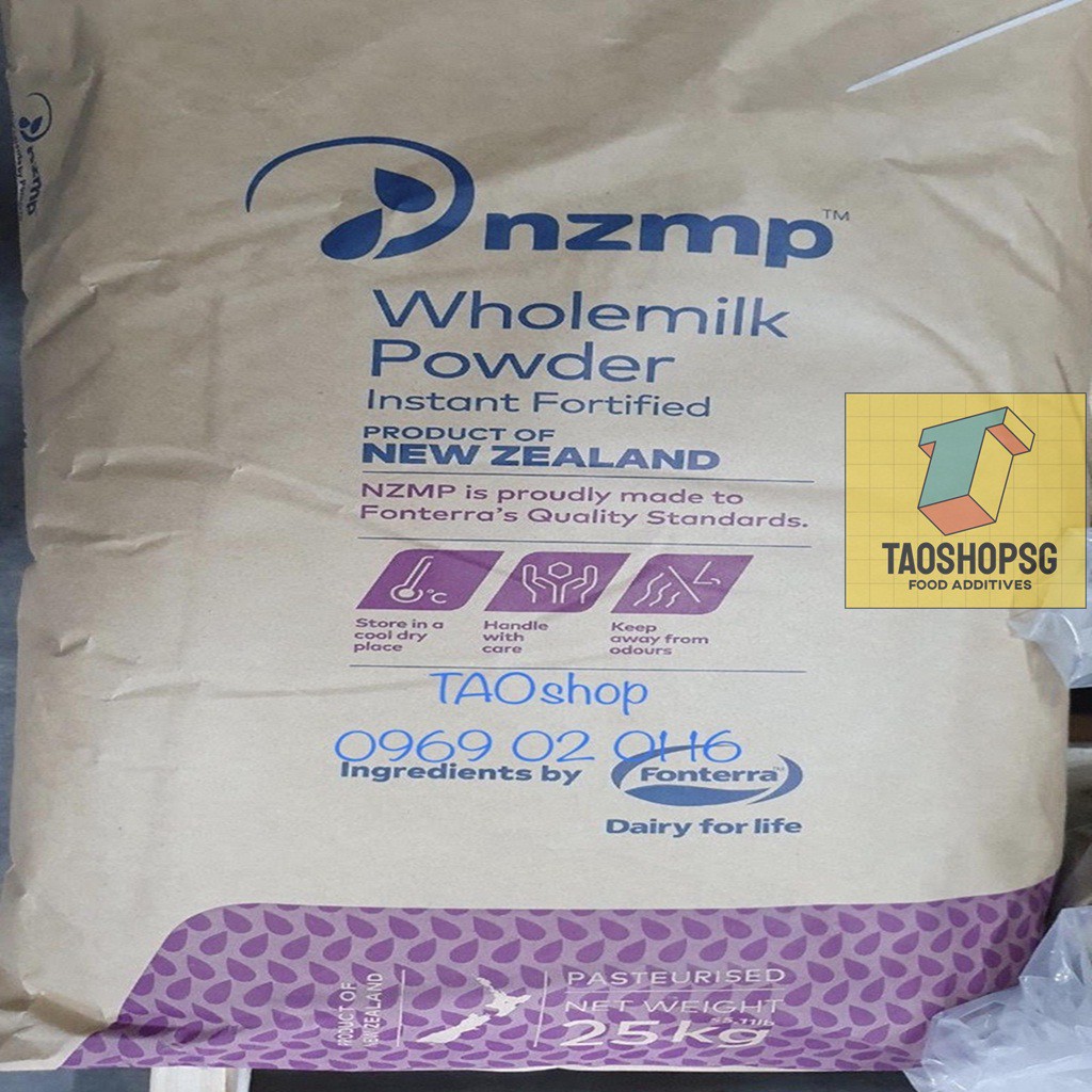 Sữa Bột Nguyên Kem Tan Nhanh New Zealand chứa vitamin-gói 1kg Đóng gói Tiểu chuẩn An toàn Thực phẩm.