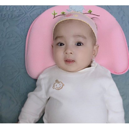 Gối chống méo, bẹp đầu Babymoov an toàn khi sử dụng cho trẻ sơ sinh