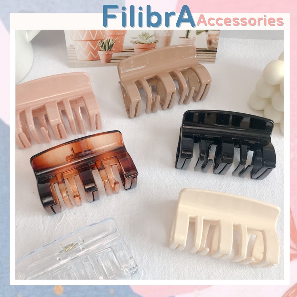 Kẹp hình cá mập nữ nhựa lớn thời trang, phụ kiện cặp tóc KT027 - Filibra Accessories