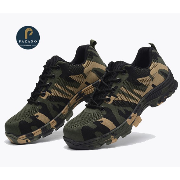 Giày Bảo Hộ Lao Động Camo 526 Cao Cấp, Mũi Thép, Đế Chống Đinh, Đế Đúc Nguyên Khối, Giày Bảo Hộ Nam [Có Video Thực Tế]
