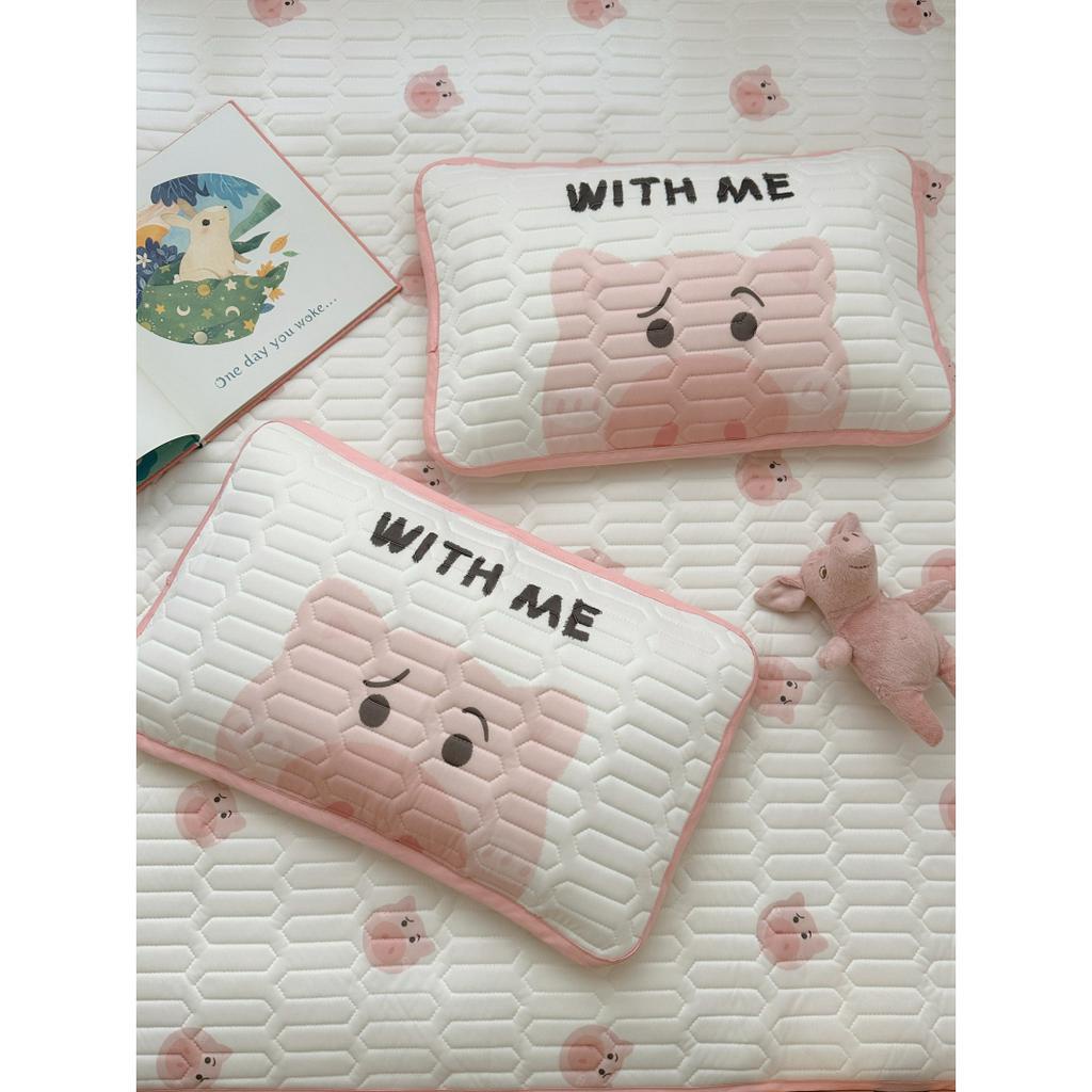 VỎ GỐI điều hòa cho bé siêu xinh, vỏ gối latex cho bé  cao cấp kích thước 30x50cm ( 1 cái)- LX