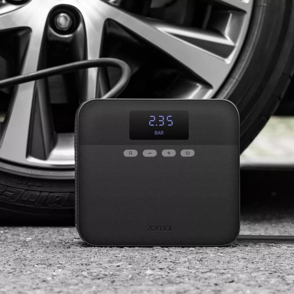 Bơm lốp ô tô Xiaomi 70MAI Lite Midrive TP03 TỰ NGẮT độ ồn thấp mã lực lớn BH 6 THÁNG