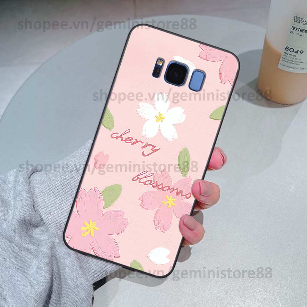 Ốp Samsung S8 / S8 Plus / S8+ in hình hoa lá nhiều màu sắc siêu đẹp, siêu xinh, siêu cá tính