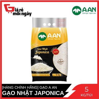 Hàng chính hãng gạo nhật japonica gạo a an túi 5 kg - ảnh sản phẩm 1